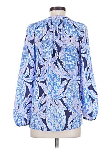 Lilly Pulitzer Long Sleeve Silk Top (view 2)