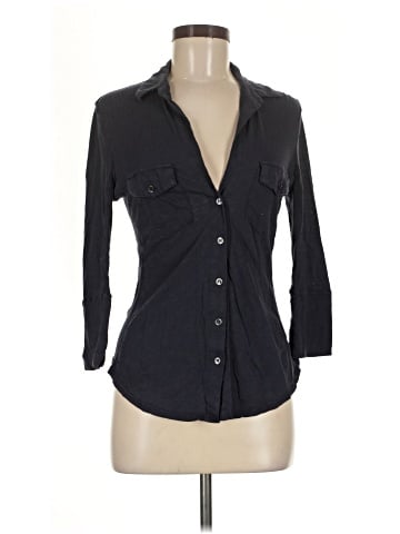 James Perse 3/4 Sleeve Button-Down Shirt (view 1)