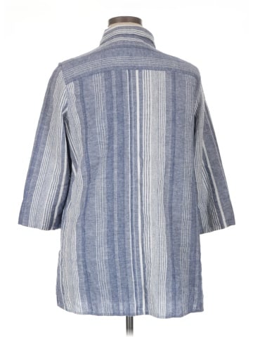 Soft Surroundings 3/4 Sleeve Button-Down Shirt (view 2)