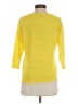 Signature Studio 100% Polyester Yellow 3/4 Sleeve Top Size S - photo 2