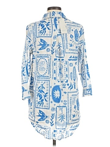 Calypso St. Barth 3/4 Sleeve Button-Down Shirt (view 2)