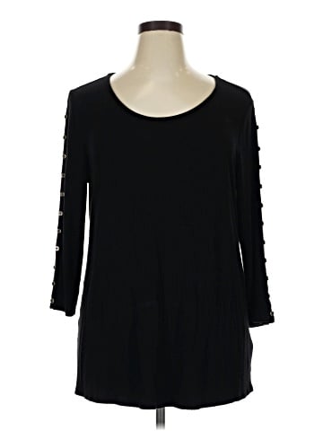 Rio & Rian 3/4 Sleeve Top (view 1)
