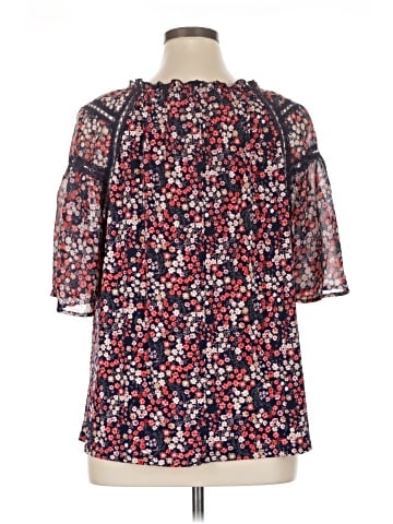 Always Indigo 3/4 Sleeve Blouse (view 2)