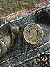 L.L.Bean Chevron-herringbone Blue Jeans Size 14 - photo 4
