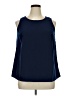Roaman's 100% Polyester Blue Sleeveless Blouse Size 14W - photo 1