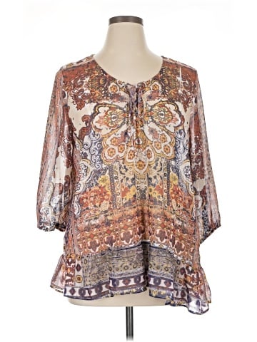 Style&Co 3/4 Sleeve Blouse (view 1)