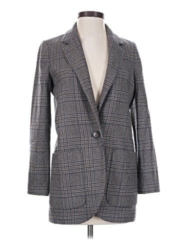 Madewell Larsen Blazer in Hawsell Plaid (view 1)
