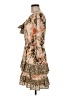 Cato 100% Polyester Floral Tan Casual Dress Size M - photo 5