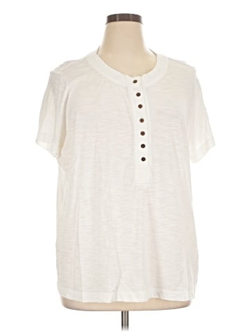 J.Jill Short Sleeve Henley (view 1)