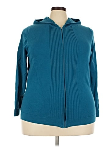 Lane Bryant Outlet Zip Up Hoodie (view 1)