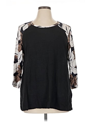 LOGO by Lori Goldstein 3/4 Sleeve T-Shirt (view 1)