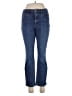 L.L.Bean Chevron-herringbone Blue Jeans Size 12 - photo 1