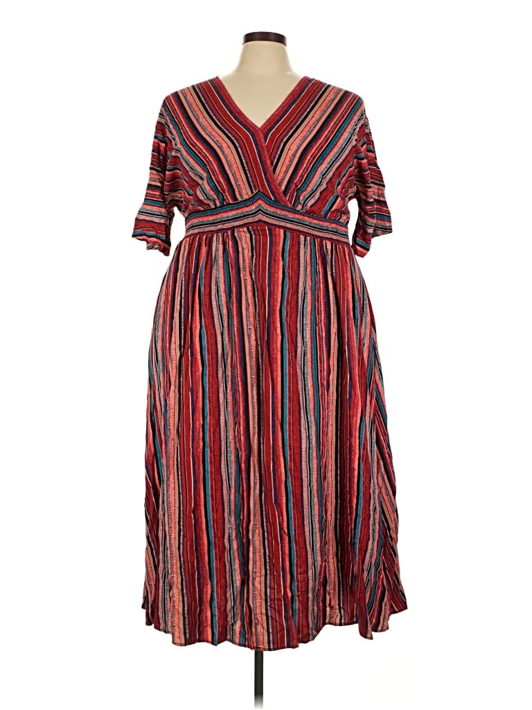 Pre-owned Bloomchic Casual Dress In Red