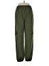 Unbranded 100% Polyester Green Cargo Pants Size L - photo 1