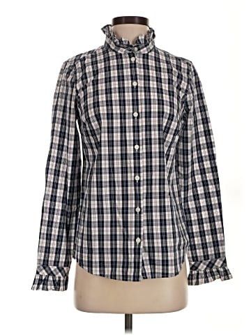 J.Crew Factory Store Long Sleeve Button-Down Shirt (view 1)