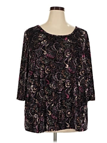 Catherines 3/4 Sleeve Blouse (view 1)