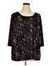 Catherines Black 3/4 Sleeve Blouse Size 2X - photo 1
