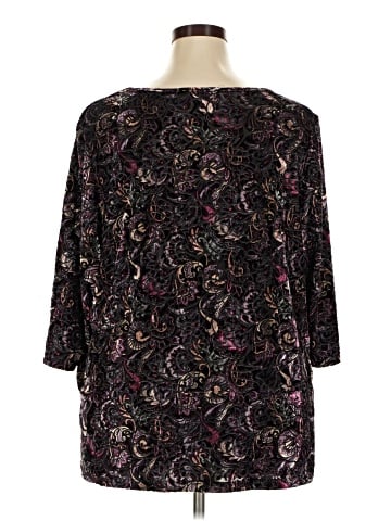 Catherines 3/4 Sleeve Blouse (view 2)