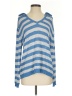 Fresh Produce Stripes Blue Pullover Sweater Size XS - photo 1