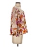 Angie Brown 3/4 Sleeve Blouse Size S - photo 4