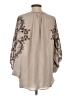 BCBGMAXAZRIA 100% Polyester Tan 3/4 Sleeve Blouse Size XS - photo 2