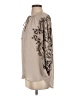 BCBGMAXAZRIA 100% Polyester Tan 3/4 Sleeve Blouse Size XS - photo 5