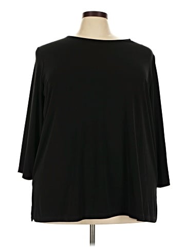 Susan Graver 3/4 Sleeve Top (view 1)