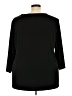 Susan Graver Black 3/4 Sleeve Top Size 3X - photo 2