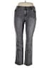 Chico's Chevron-herringbone Gray Jeans Size Lg (2) - photo 1