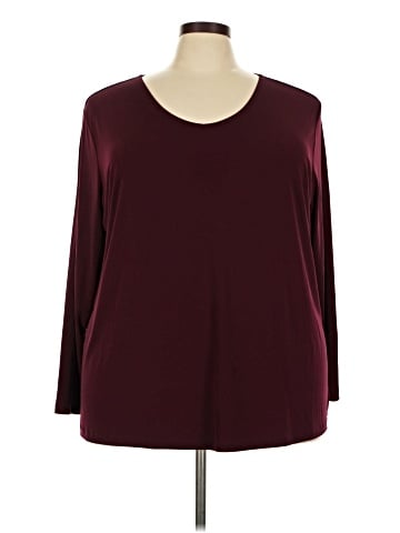 Susan Graver 3/4 Sleeve Top (view 1)
