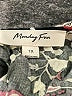 Monday Fun 100% Polyester Floral Black 3/4 Sleeve Blouse Size 1X - photo 7