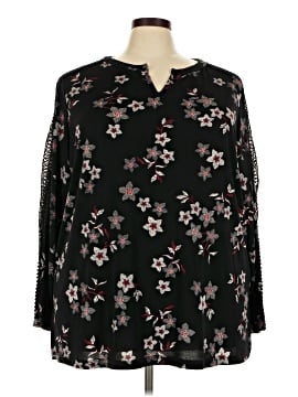 Susan Graver 3/4 Sleeve Blouse