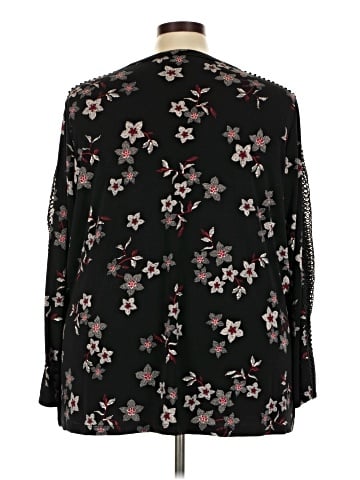 Susan Graver 3/4 Sleeve Blouse (view 2)