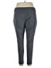 Maurices Solid Gray Dress Pants Size XL Short - photo 2