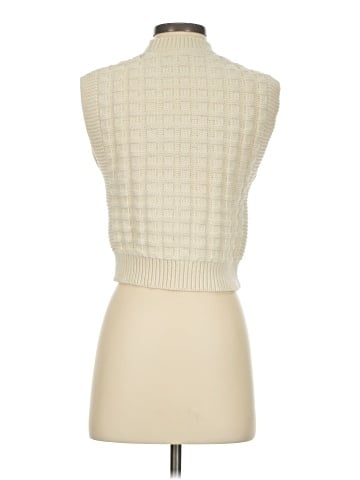 Madewell Checkered-Stitch Wedge Sweater Vest (view 2)