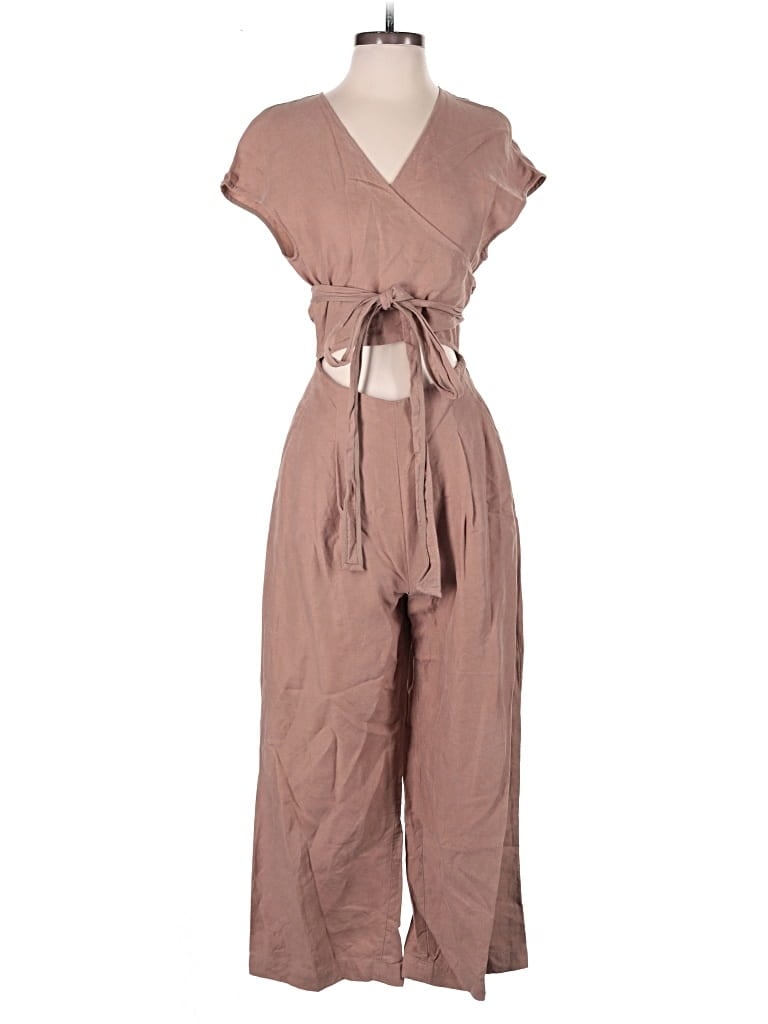 Pre-owned Wilfred Jumpsuit In Brown