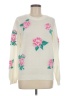 Chaser Floral Ivory Pullover Sweater Size L - photo 1