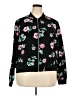 Lane Bryant Floral Black Track Jacket Size 18 - 20 Plus - photo 1