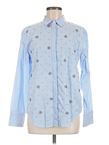J.Crew Collection Long Sleeve Button-Down Shirt (view 1)