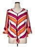 Perseption Concept Pink 3/4 Sleeve Blouse Size XL - photo 1