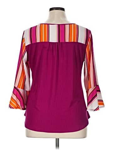 Perseption Concept 3/4 Sleeve Blouse (view 2)