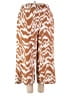 Nine West 100% Polyester Animal Print Orange Casual Pants Size XXL - photo 1