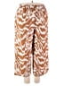 Nine West 100% Polyester Animal Print Orange Casual Pants Size XXL - photo 2