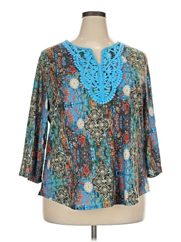 Wiholl 3/4 Sleeve Blouse (view 1)