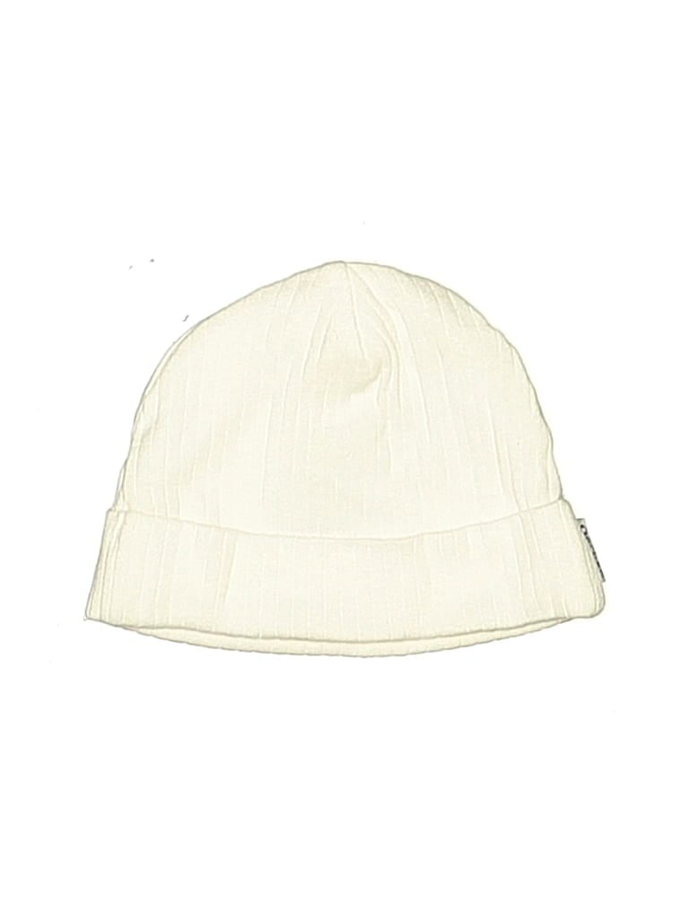 Pre-owned Gerber Babies' Beanie Hat In White