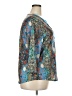 Wiholl Teal 3/4 Sleeve Blouse Size XXL - photo 4