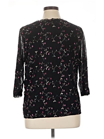 Notations 3/4 Sleeve Blouse (view 2)