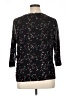 Notations 100% Nylon Black 3/4 Sleeve Blouse Size 1X - photo 2