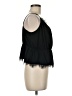 Express 100% Polyester Black Sleeveless Blouse Size M - photo 4