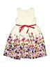 Nannette 100% Polyester Floral Ivory Dress Size 6 - photo 2